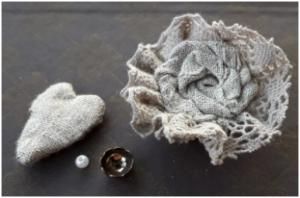 Fleur en tissu
