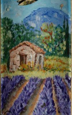 Tuile couleurs Provence....