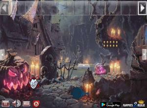 Halloween cave man escape soluce