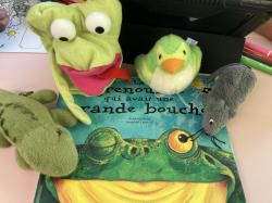 La grenouille à grande bouche