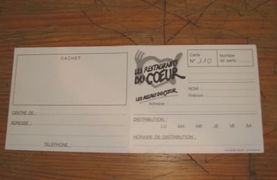 La carte blanche...