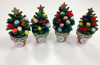 Idée pinterest : pour Noël, utilisons des pommes de pin.