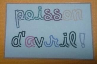 Carte Poisson d'avril ! 