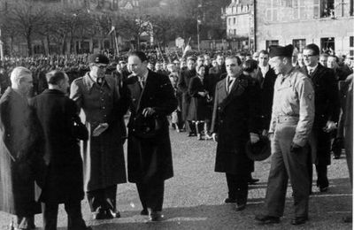 * TRESORS D'ARCHIVES  : photographies de  la 1ère DFL à Guéret (décembre 1944)