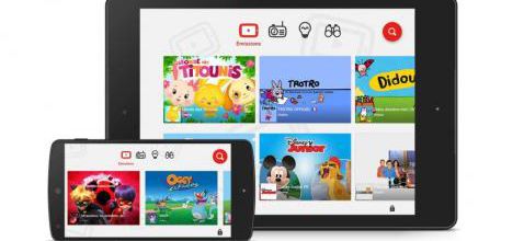 YouTube Kids (une chaine pour les enfants sous IOS et Android)