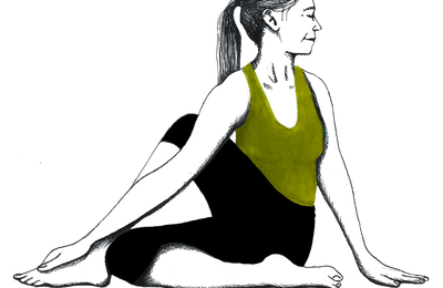 Séance courte apaisante autour de matyendrasana (la torsion assise) 