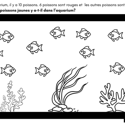 problèmes illustrés: recherche d'une partie (CP)