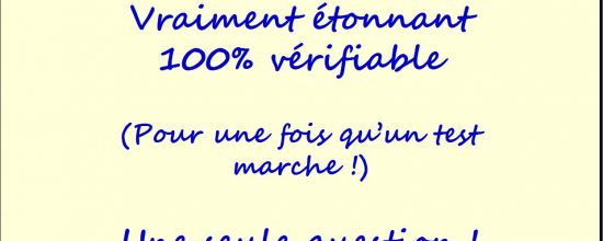 Test de la personnalité