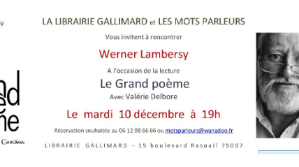 rencontre & lecture du Grand Poème