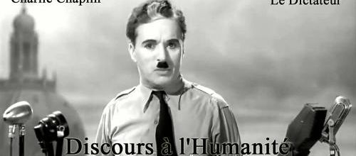 Charlie Chaplin - Le discours final du Dictateur  du film "The great dictator"
