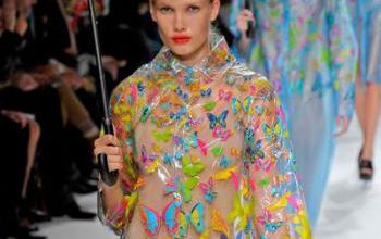 mode fashion blue butterfly