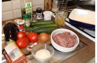 Gratin de veau - légumes et parmesan