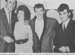 photo marty wilde -joyce -gene vincent -little tony .
