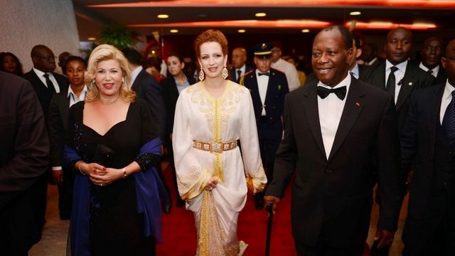 Lalla Salma à Abidjan 