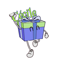 412 - Cadeau surprise, blinkie,gif anime, boite cadeau
