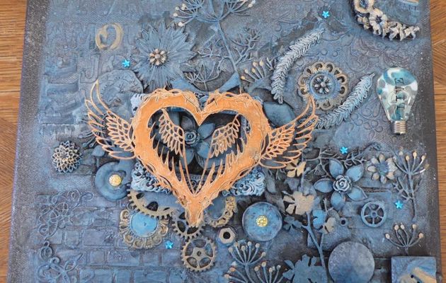 POUR CHANGER  - MIXED  MEDIA