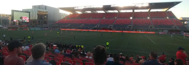 Atlético Ottawa versus York United FC at TD Place on June 14th 2022