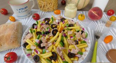 Salade de pâtes au thon