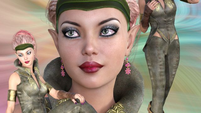Quetty : 3 tubes femme elfe (image-render)