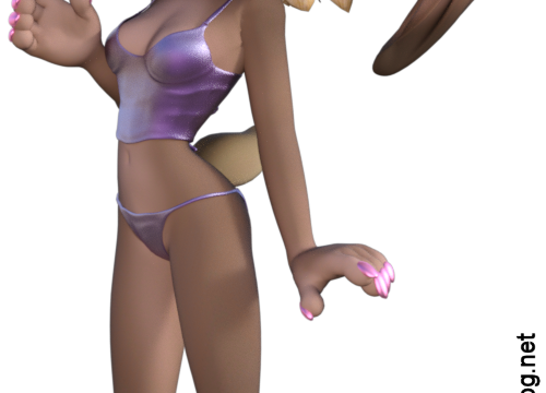 Image png de lapin stylisé (toon)