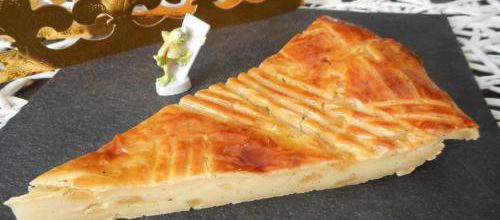 Galette des rois franc-comtoise aux pommes caramélisées