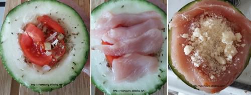 Courgette farcie