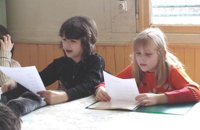 Les petits choristes de la MJC...