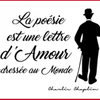 Poésie que j'aime !