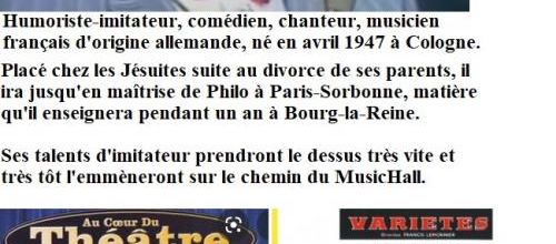 Nostalgiques ? Michel LEEB