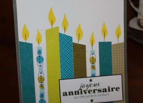 Scrap carte anniversaire