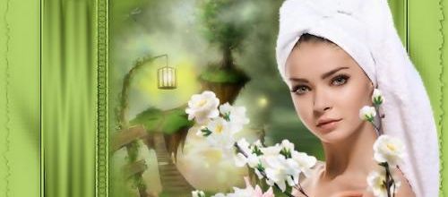  La femme aux fleurs...
