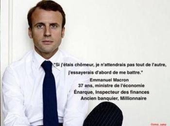 Macron se donne en exemple 
