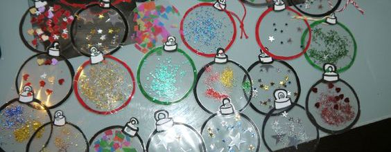 Des boules de noël rapides (idée pinterest)