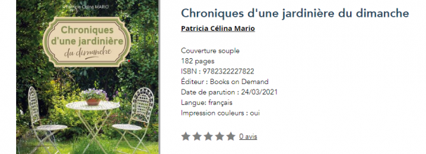 Naissance des "Chroniques d'une jardinière du Dimanche"