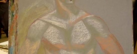 Séance de pastels secs : Tablettes de chocolat (1)