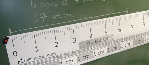 Un double décimètre géant