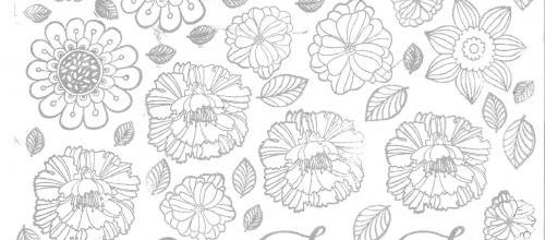  TAMPONS - Fleurs et Papillons