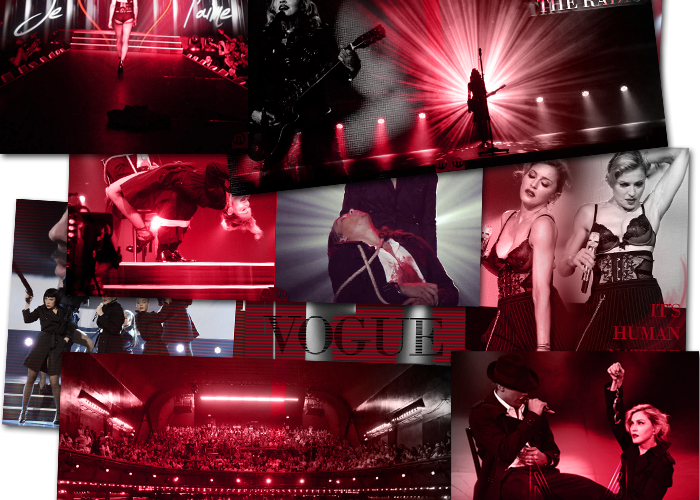 The MDNA Tour - 2012 07 26 - L'Olympia de Paris - Art-work Madonnalex