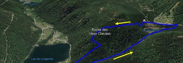 Le lac-tourbière de Lispach