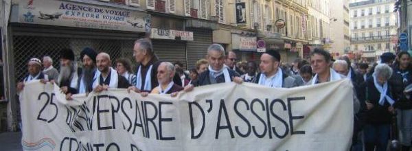 25e d'Assise, marche pour la paix- Paris 2011