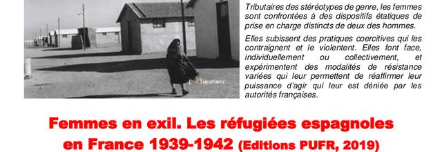 Livre de Maëlle Maugendre sur les femmes espagnoles exilées en France.
