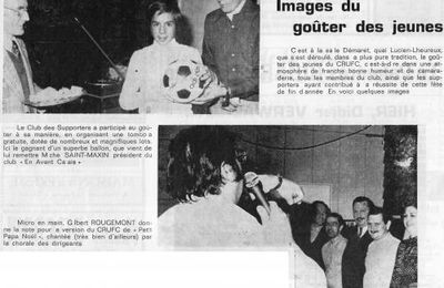 Allez Calais saison 1977/1978  :  Le goûter des jeunes