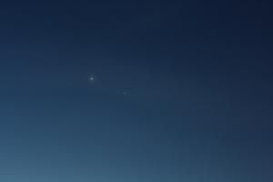 Vénus, Jupiter et Antarès