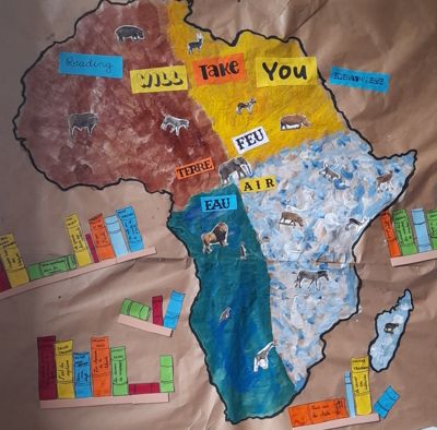 Projet 2025 2026 : 4 éléments, Afrique et livres