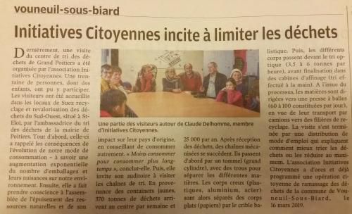 La NR : Visite du centre de tri