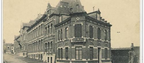 Ans - l'hôtel de Ville - vue datée de 1912