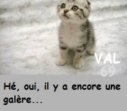 Des petits problèmes d'édition...