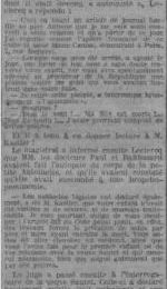 Leclercq - Les ''Antoinistes'' (Le Journal, 28 juillet 1912)