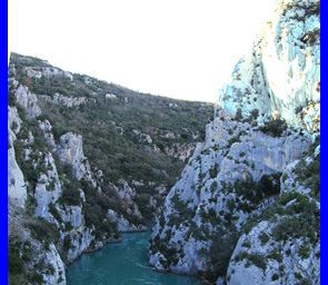 Les basses gorges du Verdon