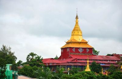 Le grand bouddha couché de Rangoon